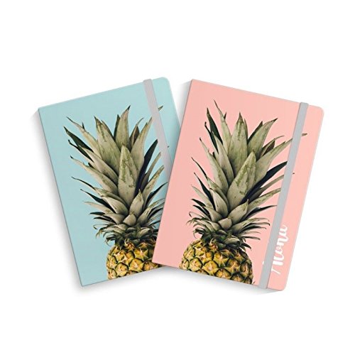 Libreta Moleskin piña Aloha - 10x14cm Pack 2 ud.