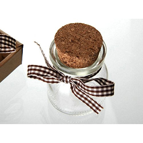 Set 6 Botella Cristal 6 x 6 x 7,80 cm