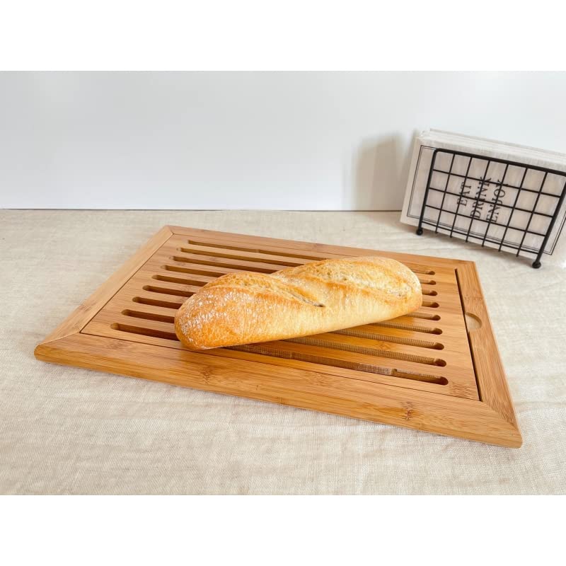 Tabla de Cortar Pan de bambú para Cocina