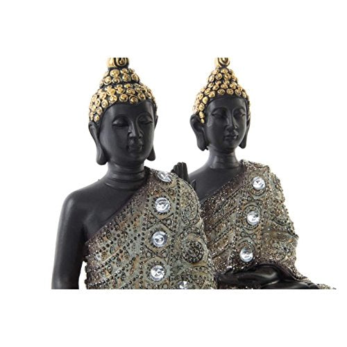 Figuras Buda Resina Envejecido Sentado