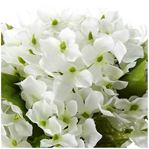 Pack 3 hortensia artificial maceta de papel.