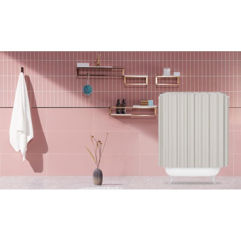 Cortina de Ducha poliéster Impermeable para Cuarto de baño 180x200 cm