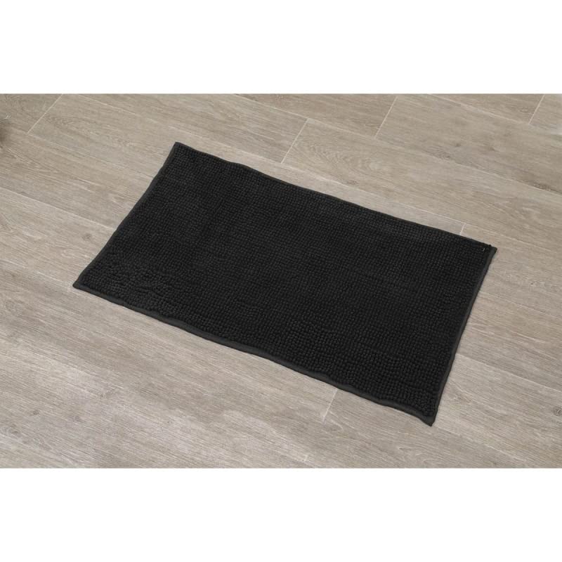 Alfombra baño Confort Antideslizante y Absorbente Beige 45x75 cm Alfombrilla de Baño Beige Mullida para Ducha