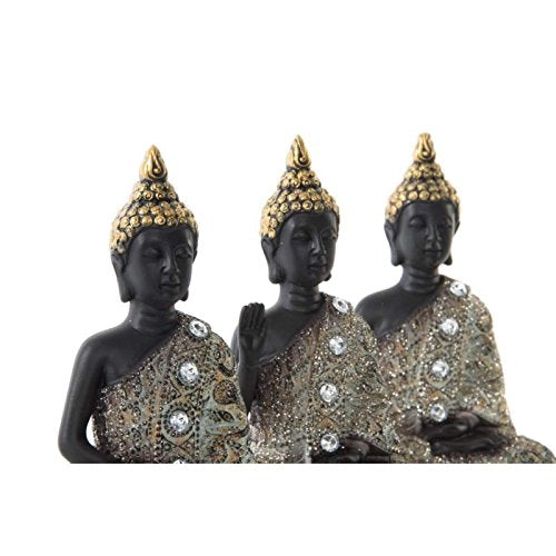 Figuritas buda resina envejecido sentado .