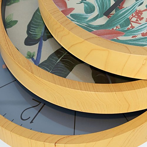 Reloj de Pared étnico Beige de plástico para Cocina Bretaña