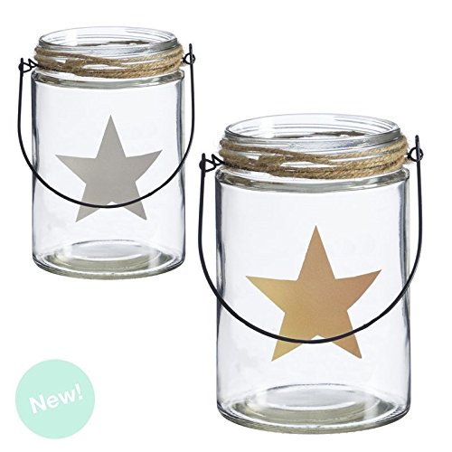 Portavelas candelabro Estrellas (Pack 2 candelabros)