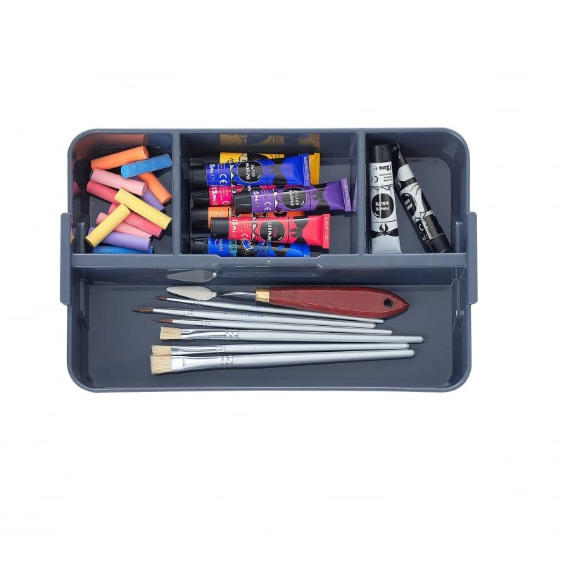 Caja de Almacenamiento con Compartimentos Plástico Desmontable Organizador Multiuso