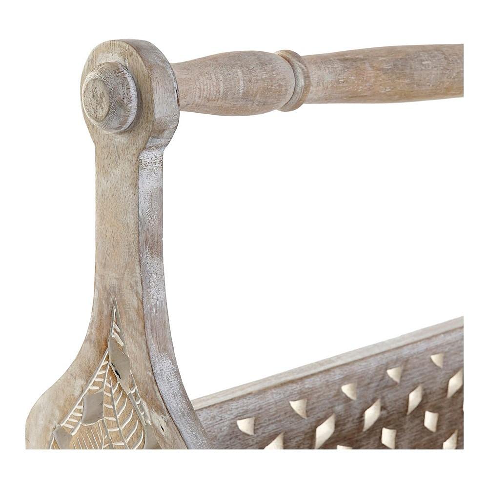 Revistero Madera Mango decape Natural 59x21x46 cm