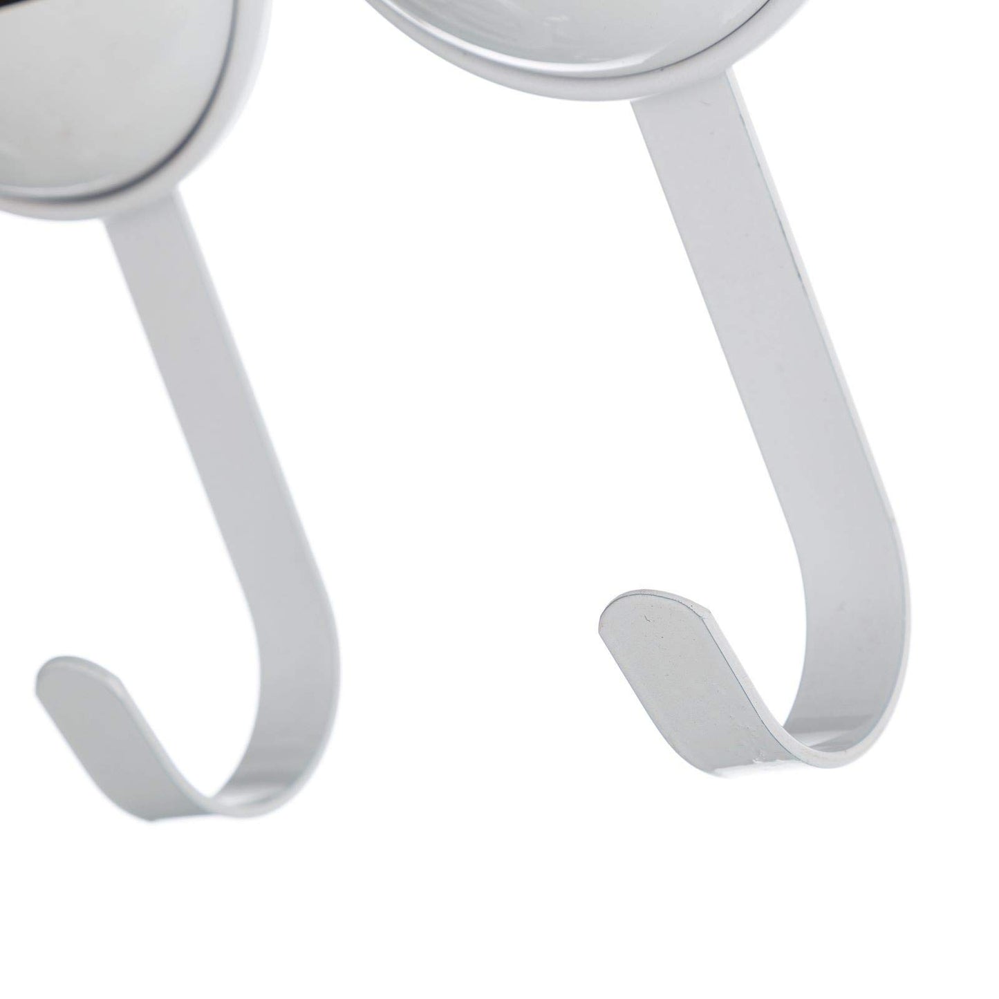 Percha Puerta 4 Ganchos Blanco Metal 35 x 9,50 x 28,50 cm