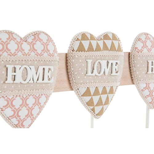 Perchero de Pared Madera de 3 Ganchos Home Love Home