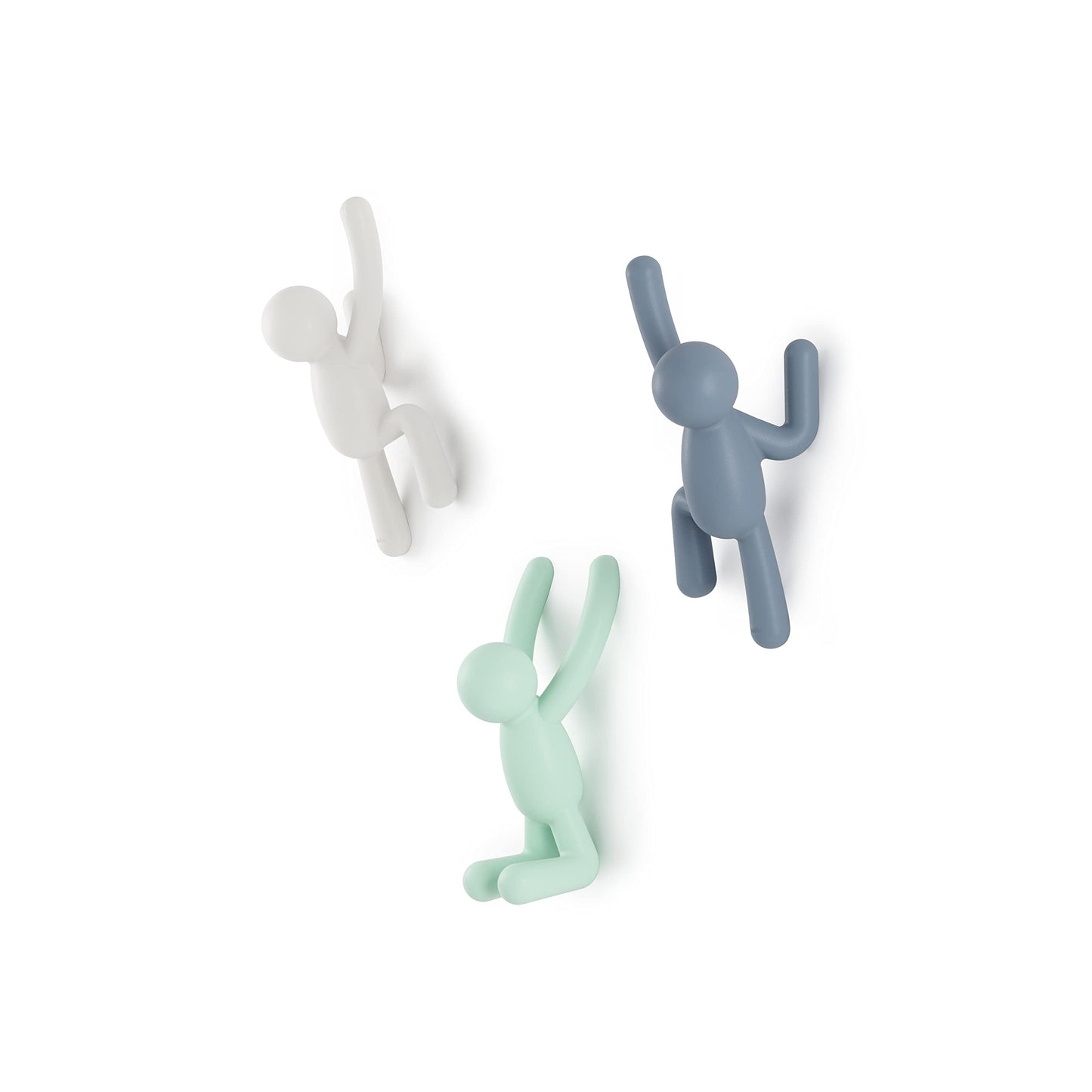Umbra Buddy Ganchos de pared, juego de 3
