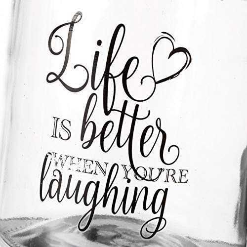 Botes con asa de Cristal Transparente Vintage para Cocina.