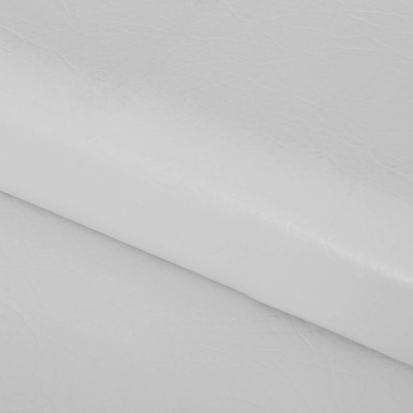 Puff Plegable Minimalista Blanco de PU para salón Basic