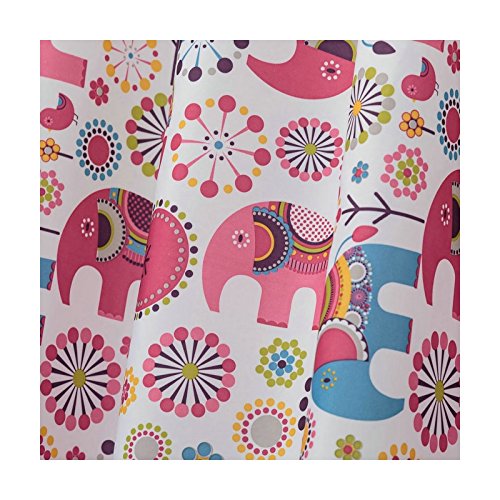 Cortina de baño Infantil Elefante Pink Phant