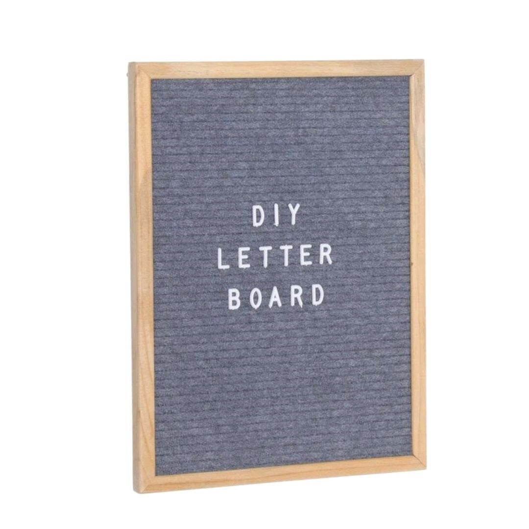 Panel 30x40 149 Letras / Numeros Gris