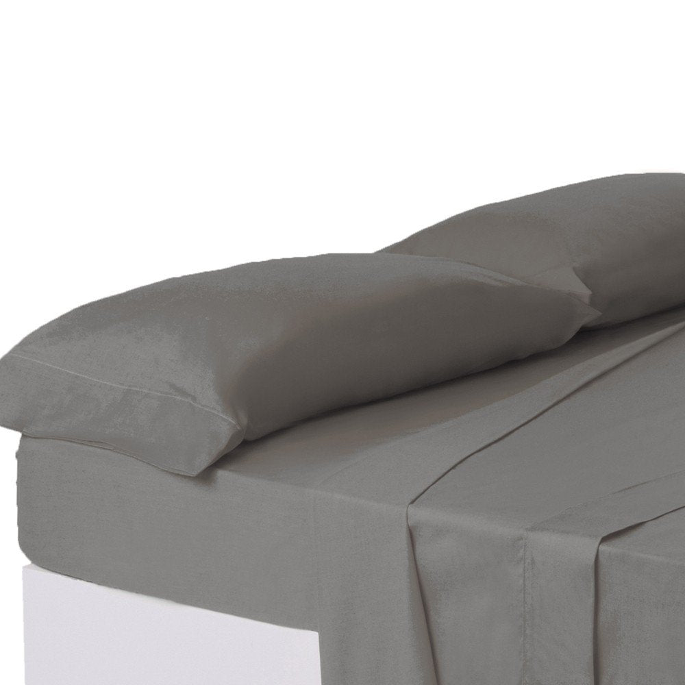 FUNDA DE ALMOHADA CAMA 150 GRIS 85 X 45 CM