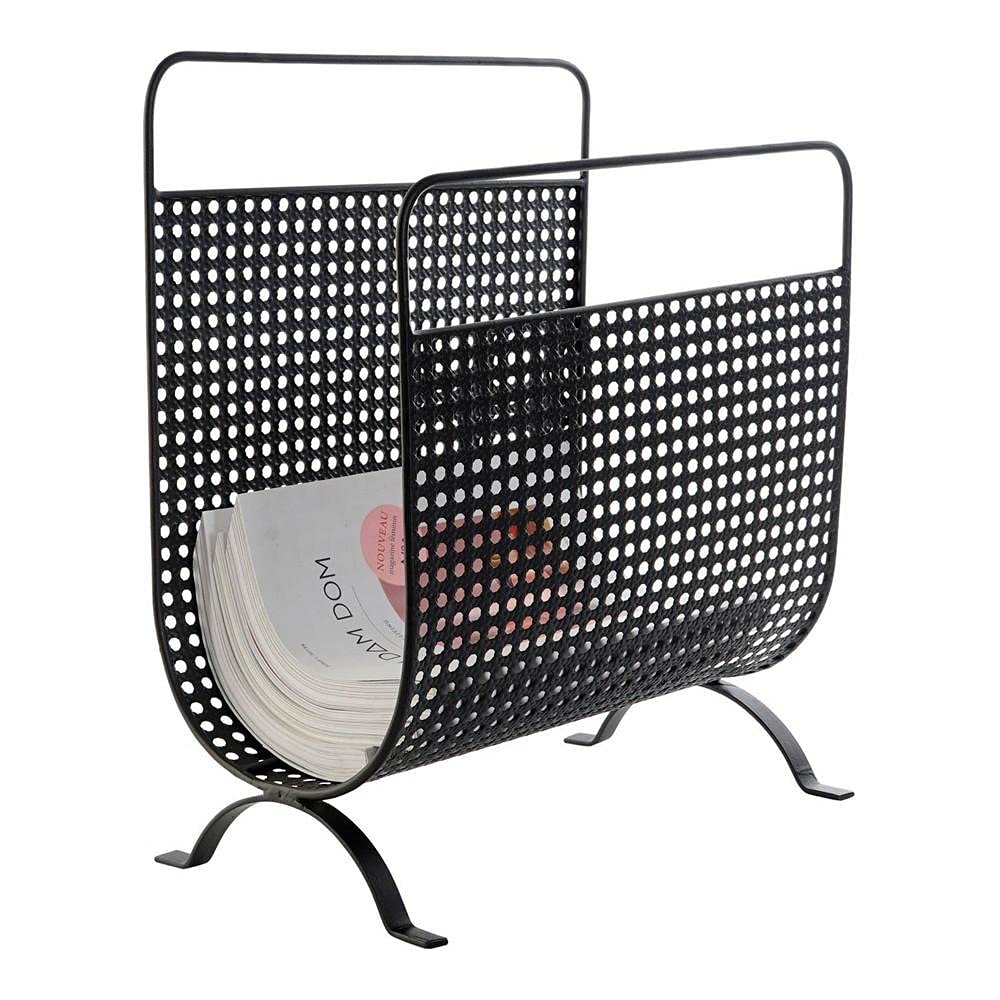 Revistero de Metal Negro 36x23x46 Factory