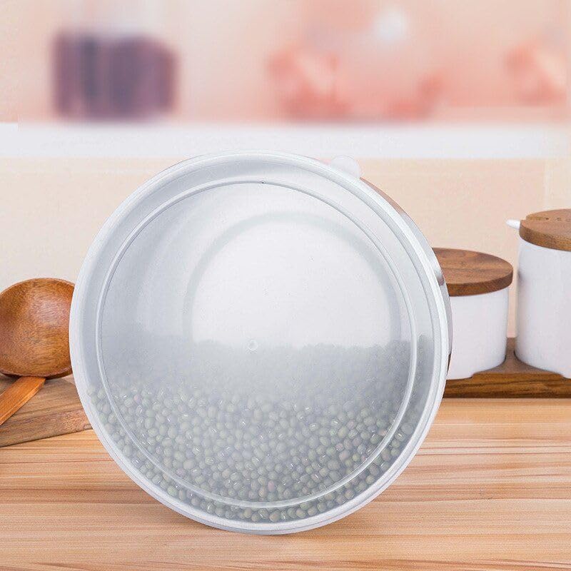 DAMDAM GO - Set de 3 fiambreras de Cristal con Tapa - herméticos antifugas para Horno microondas congelador y lavavajillas