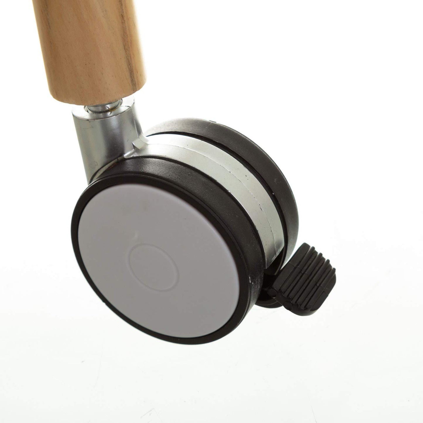 Carro de 2 baldas nórdico blanco de madera para cocina Basic