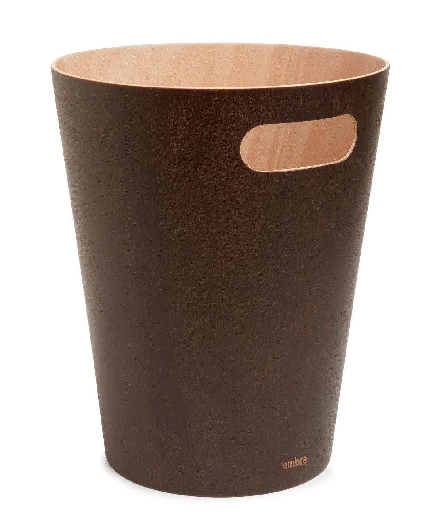 Woodrow Cesto de basura, con capacidad de 7.5 l, Blanco/Natural