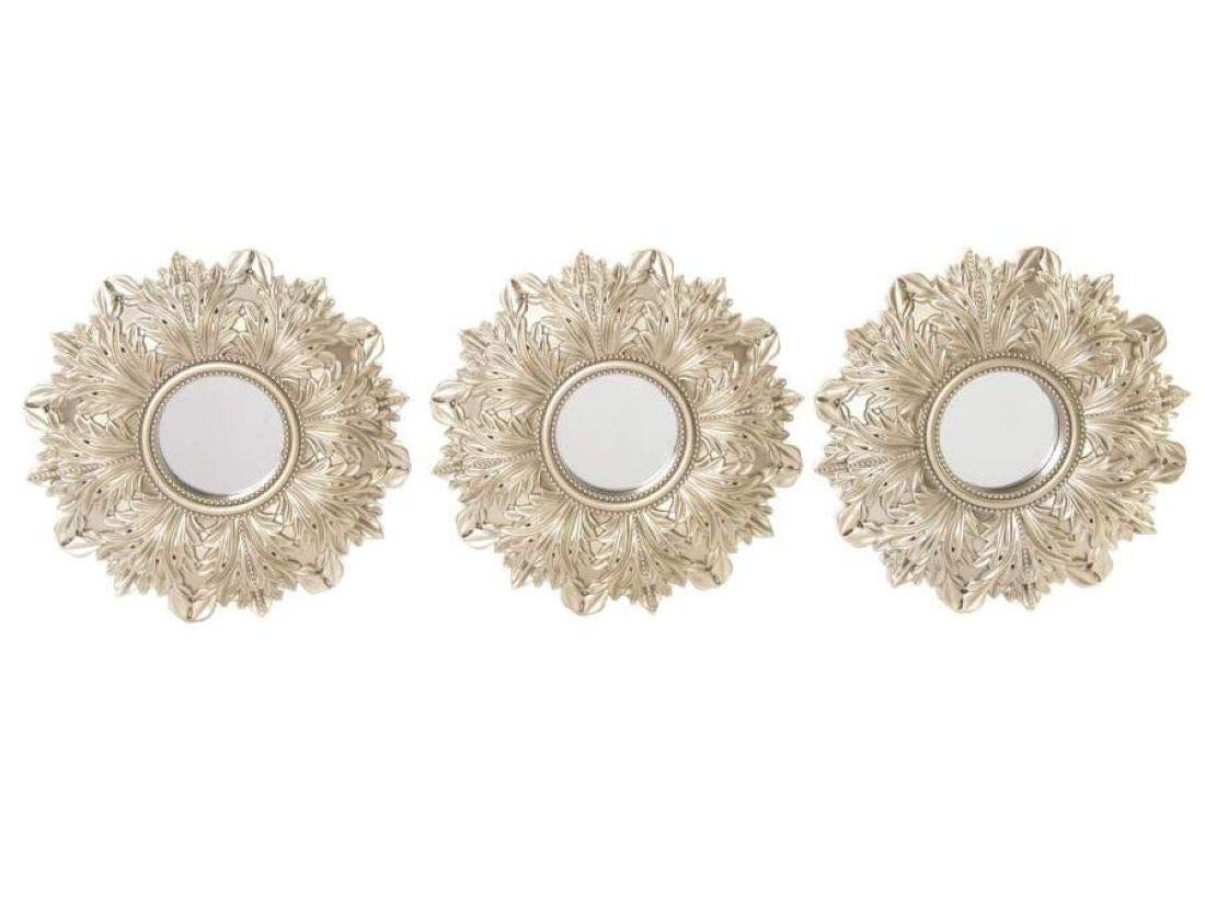 D,casa - Set 6 Espejos de pared clásicos para decoración Vitta