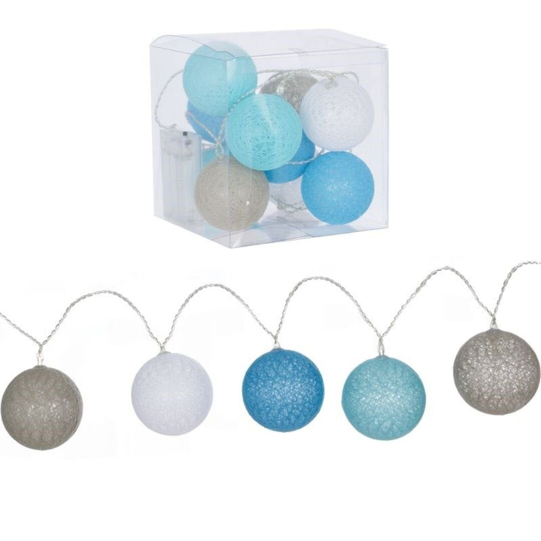 Guirnalda 10 Bolas led Azules