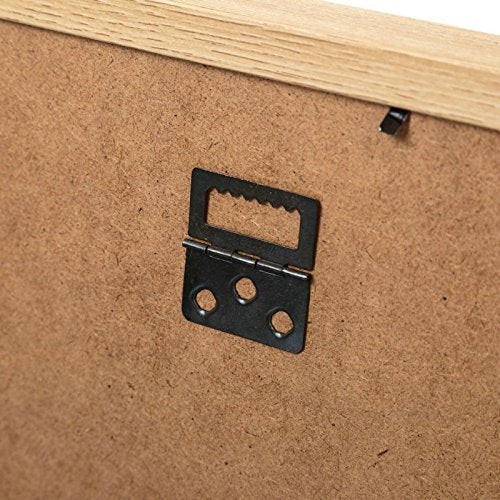 Portafotos con Pinzas Madera Natural para 4 Fotos 10x15cm