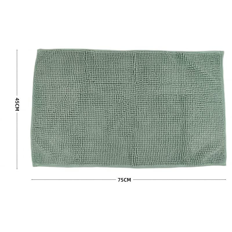 Alfombra baño Confort Antideslizante y Absorbente Beige 45x75 cm Alfombrilla de Baño Beige Mullida para Ducha