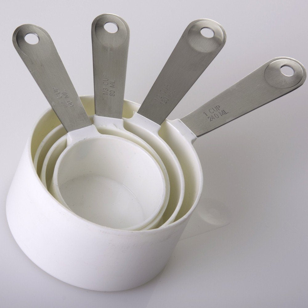 Set de 4 Cazos Medidores cupcake polipropileno