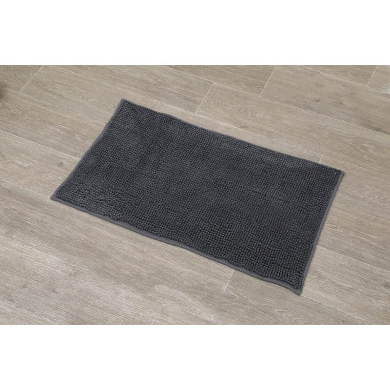 Alfombra baño Confort Antideslizante y Absorbente Beige 45x75 cm Alfombrilla de Baño Beige Mullida para Ducha