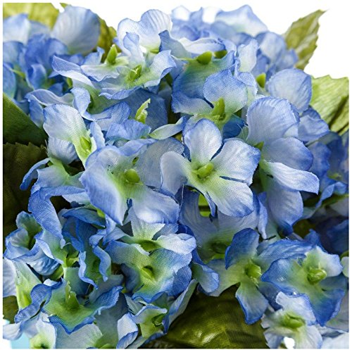Pack 3 hortensia artificial maceta de papel.