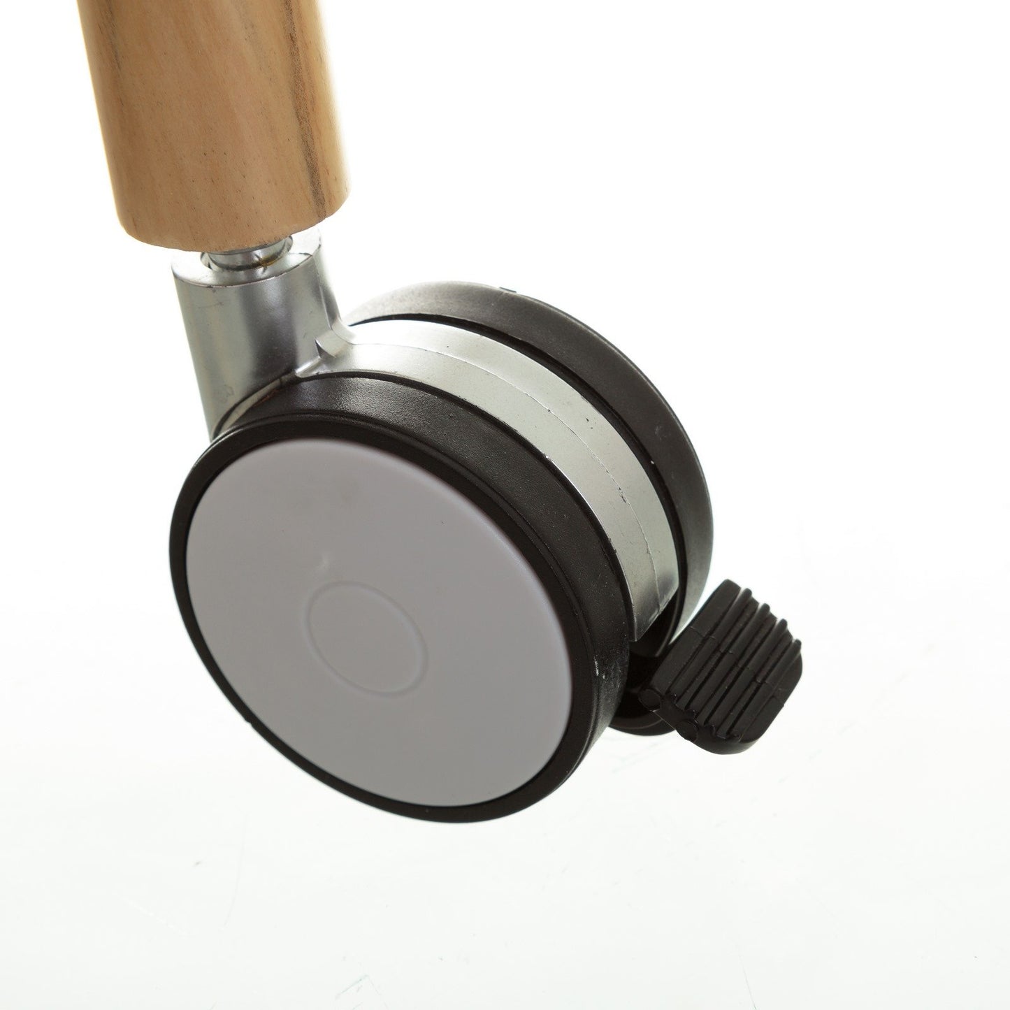 Carro de 2 baldas nórdico blanco de madera para cocina Basic