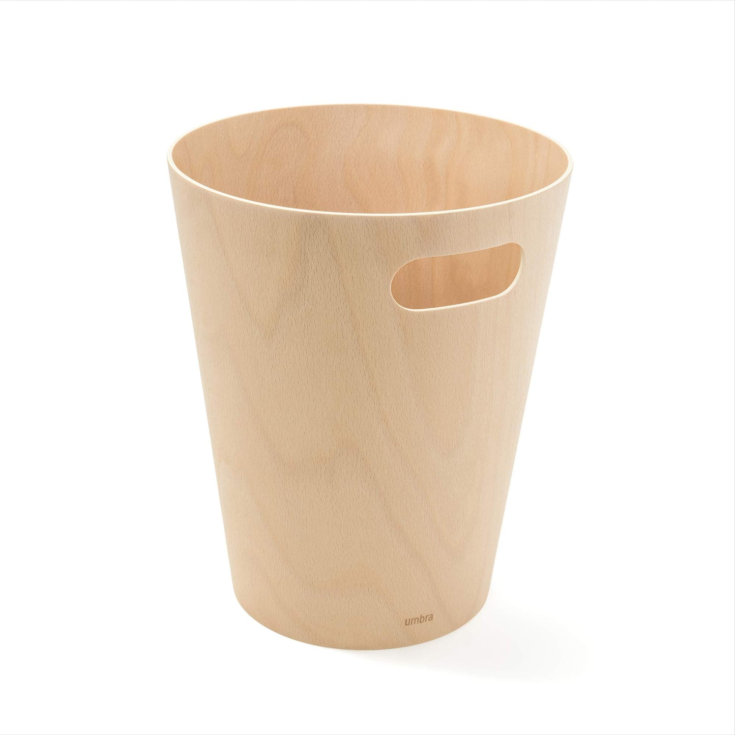 Woodrow Cesto de basura, con capacidad de 7.5 l, Blanco/Natural