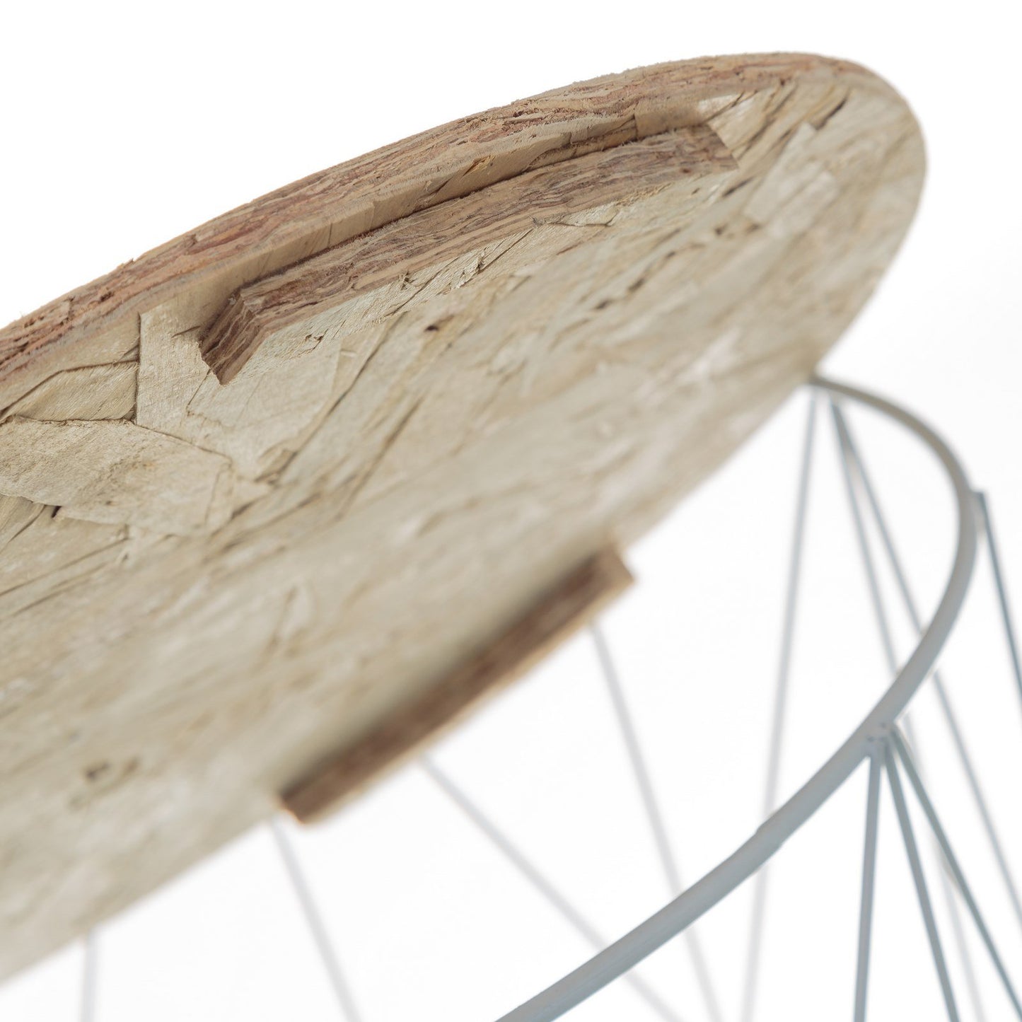 Mesitas auxiliares industriales blancas de metal para salón Factory