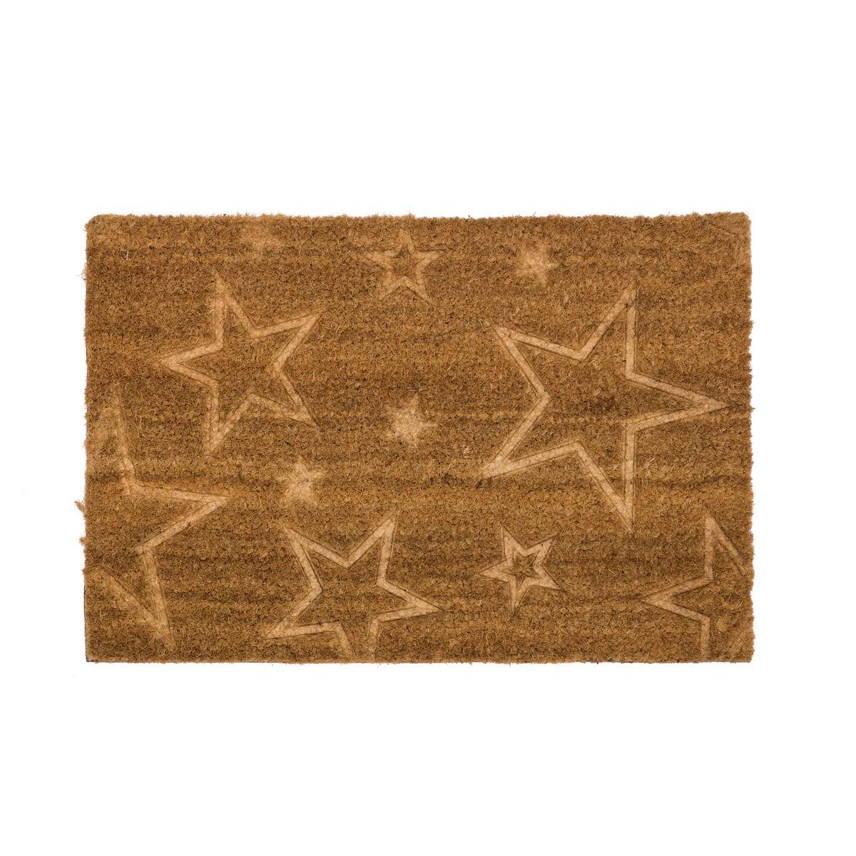 Felpudo de Fibra de Coco Estrellas 40x60 cm
