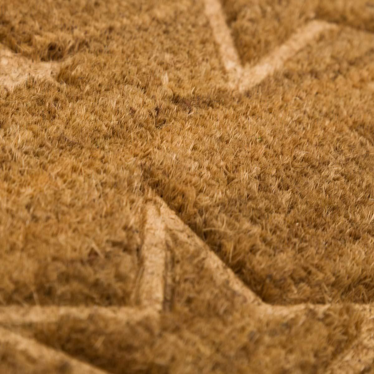 Felpudo de Fibra de Coco Estrellas 40x60 cm