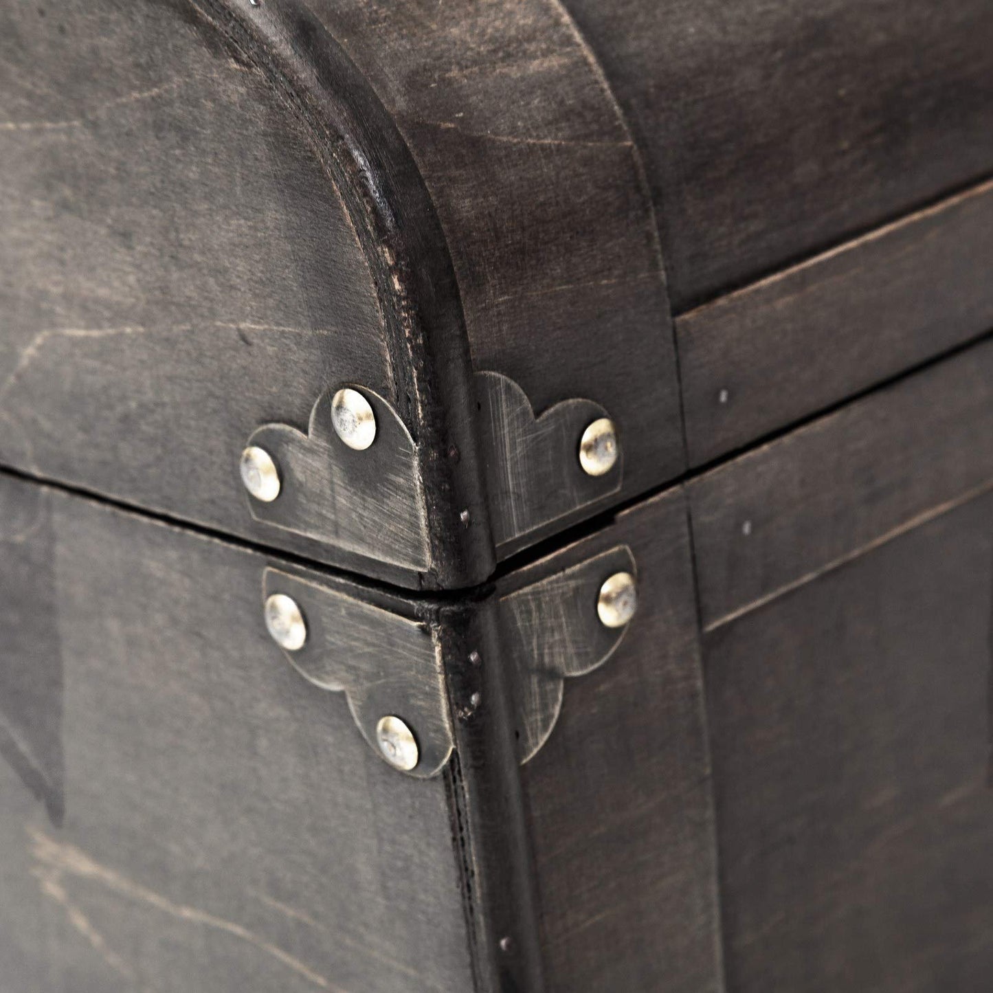 Baúles auxiliares rústicos Gris de Madera para decoración Factory
