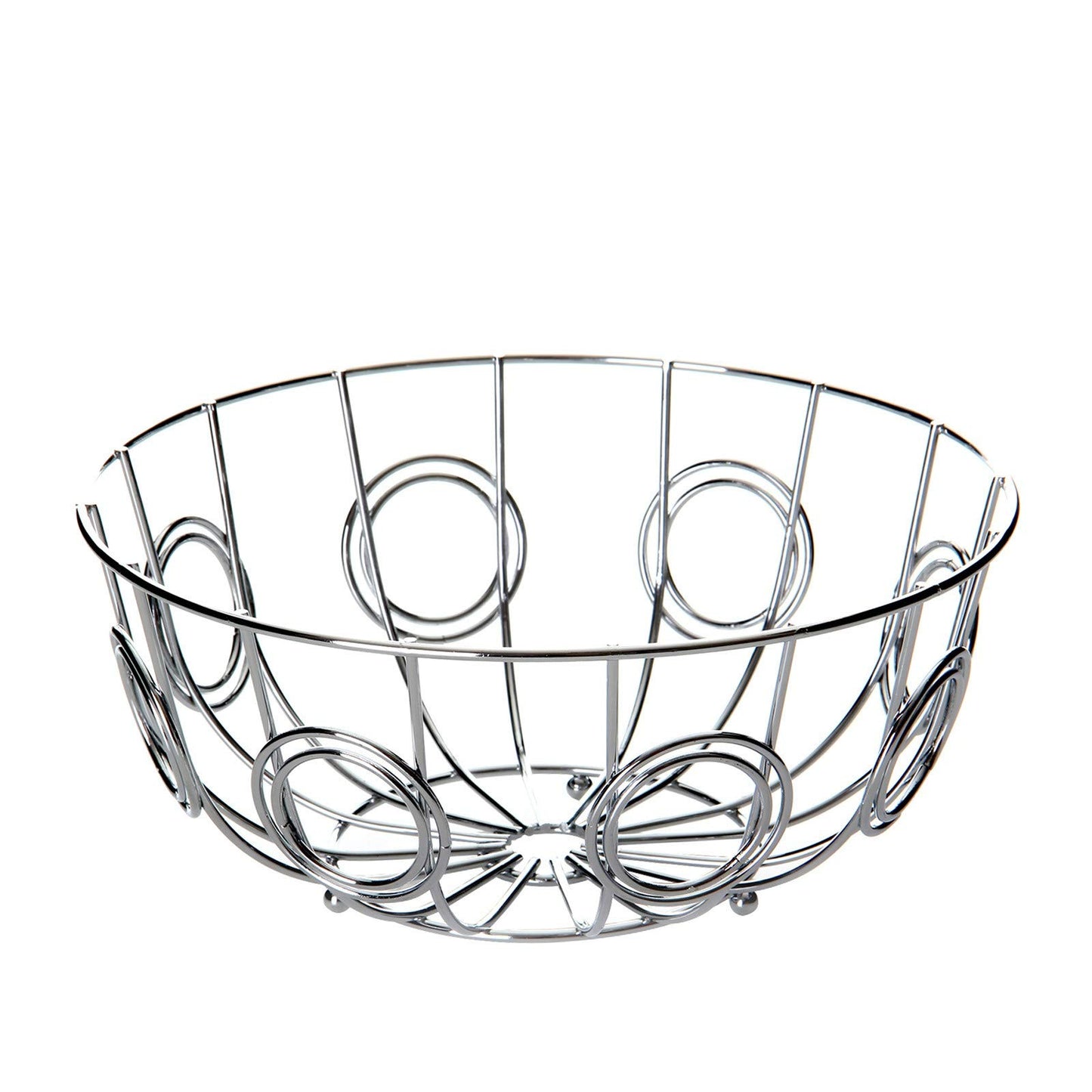 Frutero hierro cromado 24,80 x 24,80 x 11,50 cm .