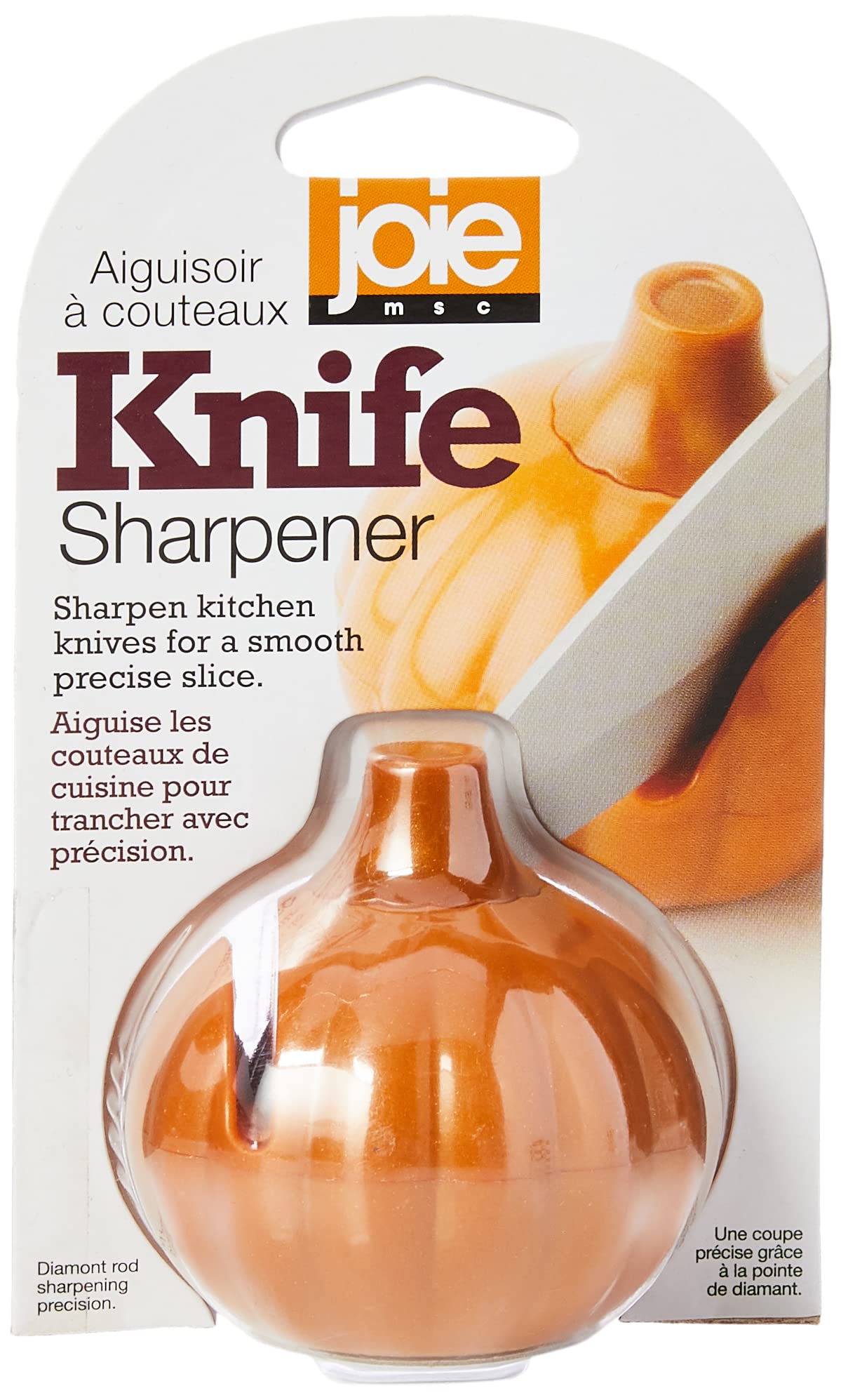 Afilador Cuchillo Cebolla, Marrón, 6 X 5 X 6 cm