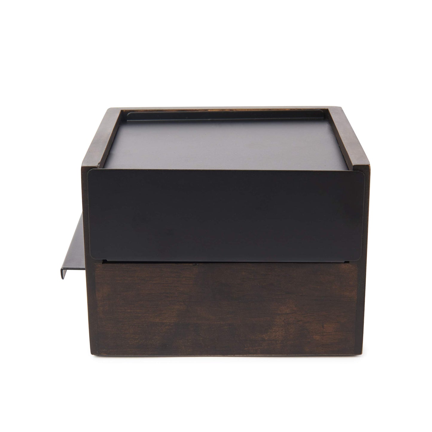 Mini Stowit Alhajero, Madera de caucho, Negro/Nogal, Pequeña