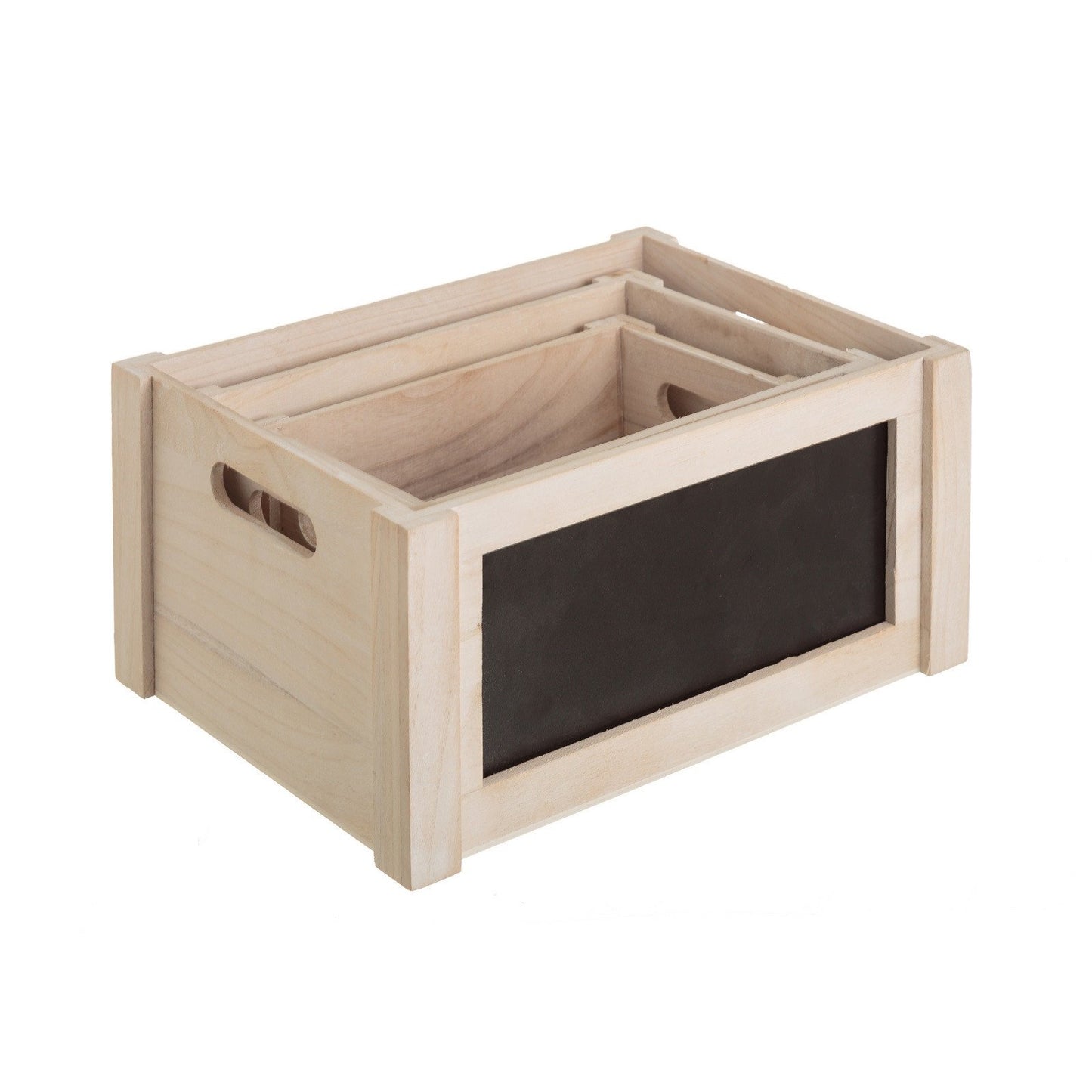 Cajas de pizarra románticas blancas de madera para dormitorio Vitta