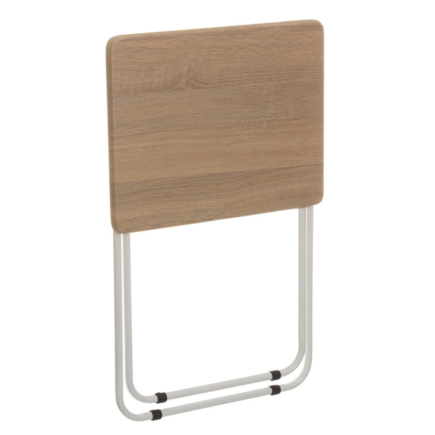 MESA CUADRADA PLEGABLE NATURAL METAL/MDF 47X37.50X65 CM