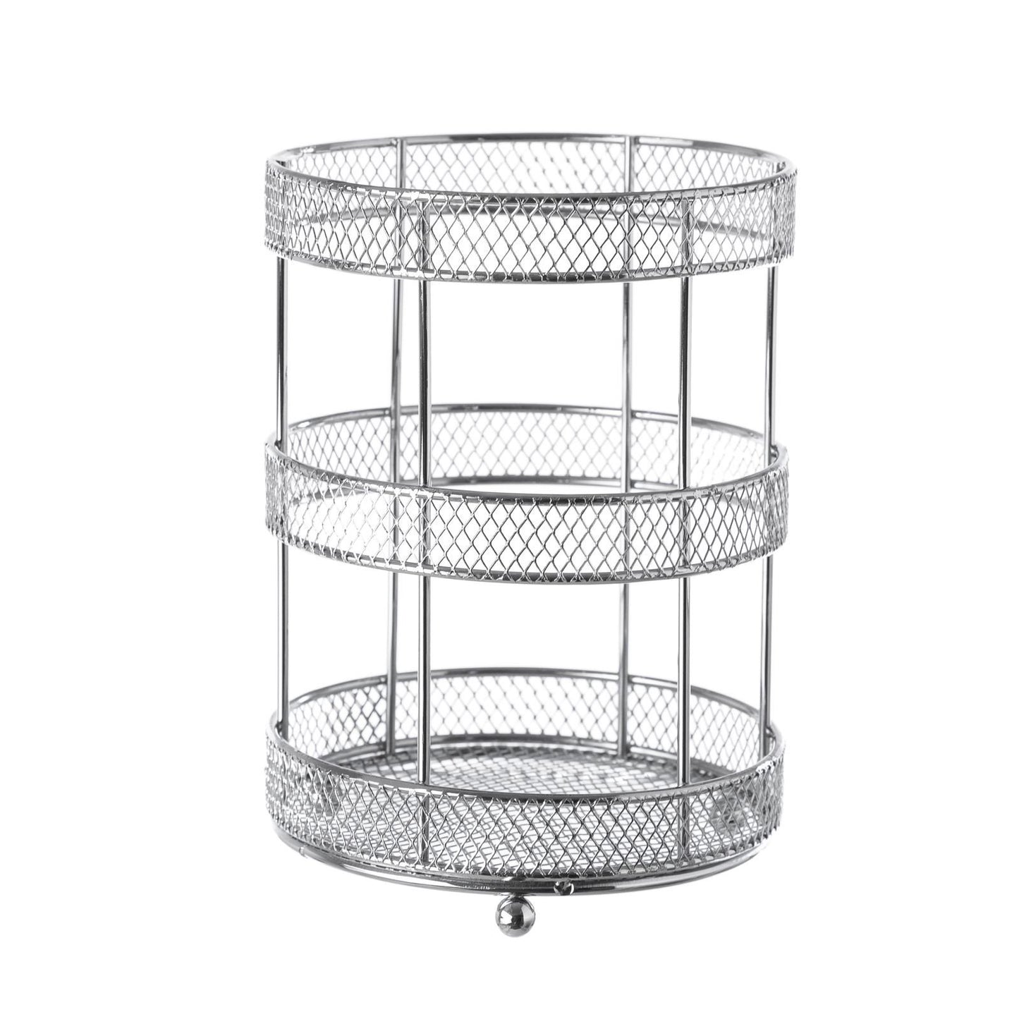 Soporte Cubiertos Hierro Cromado 12. 5X17CM