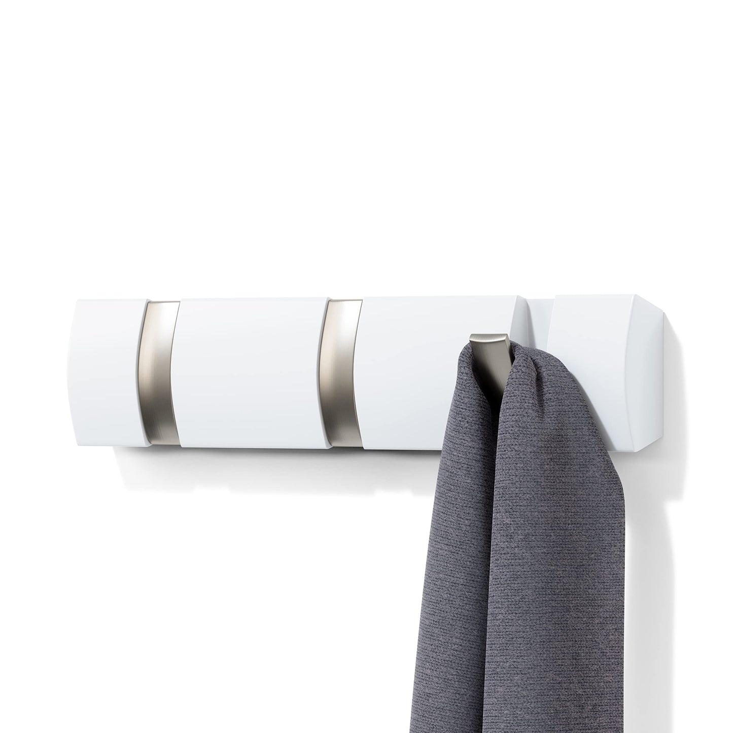 Flip Perchero de Pared con Ganchos extraíbles