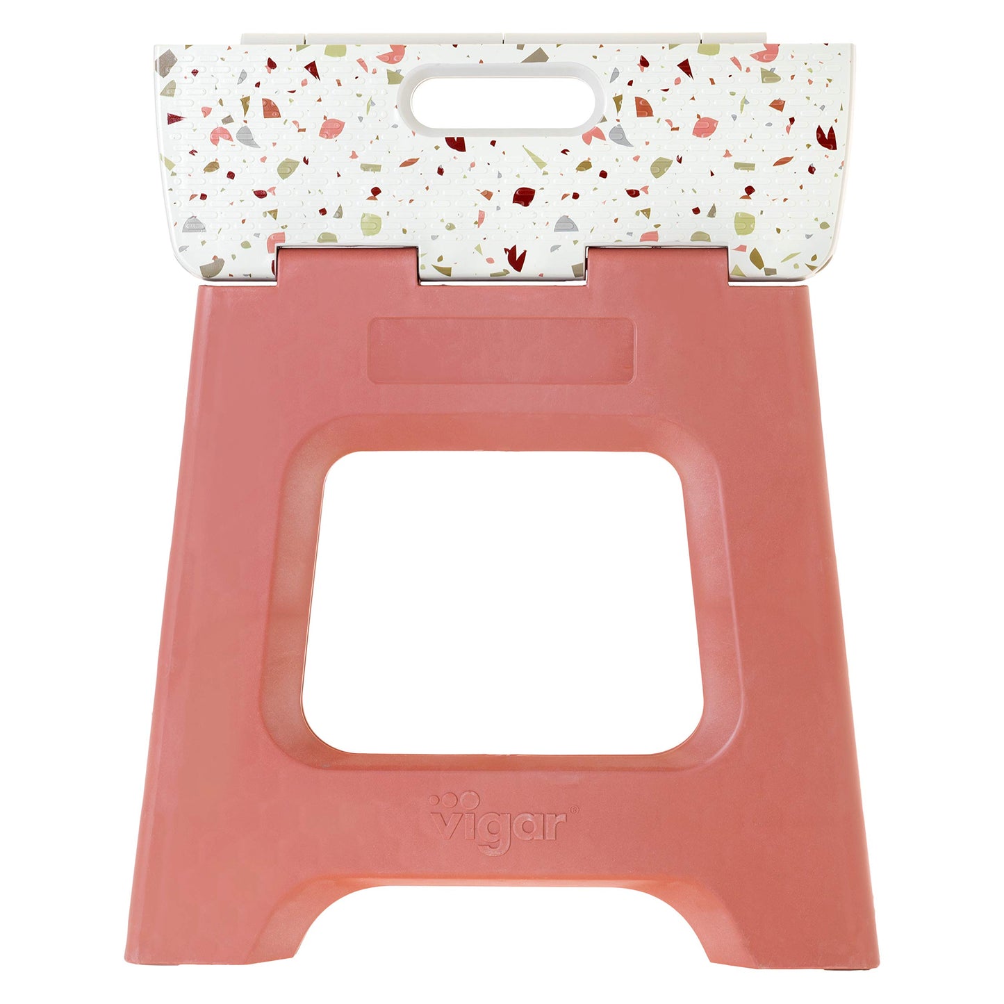 Taburete Plegable - Modelo Compact - 32 cm de Altura - con 80% Plástico Reciclado - Cocina, Baño y Camping - Escalón Peldaño