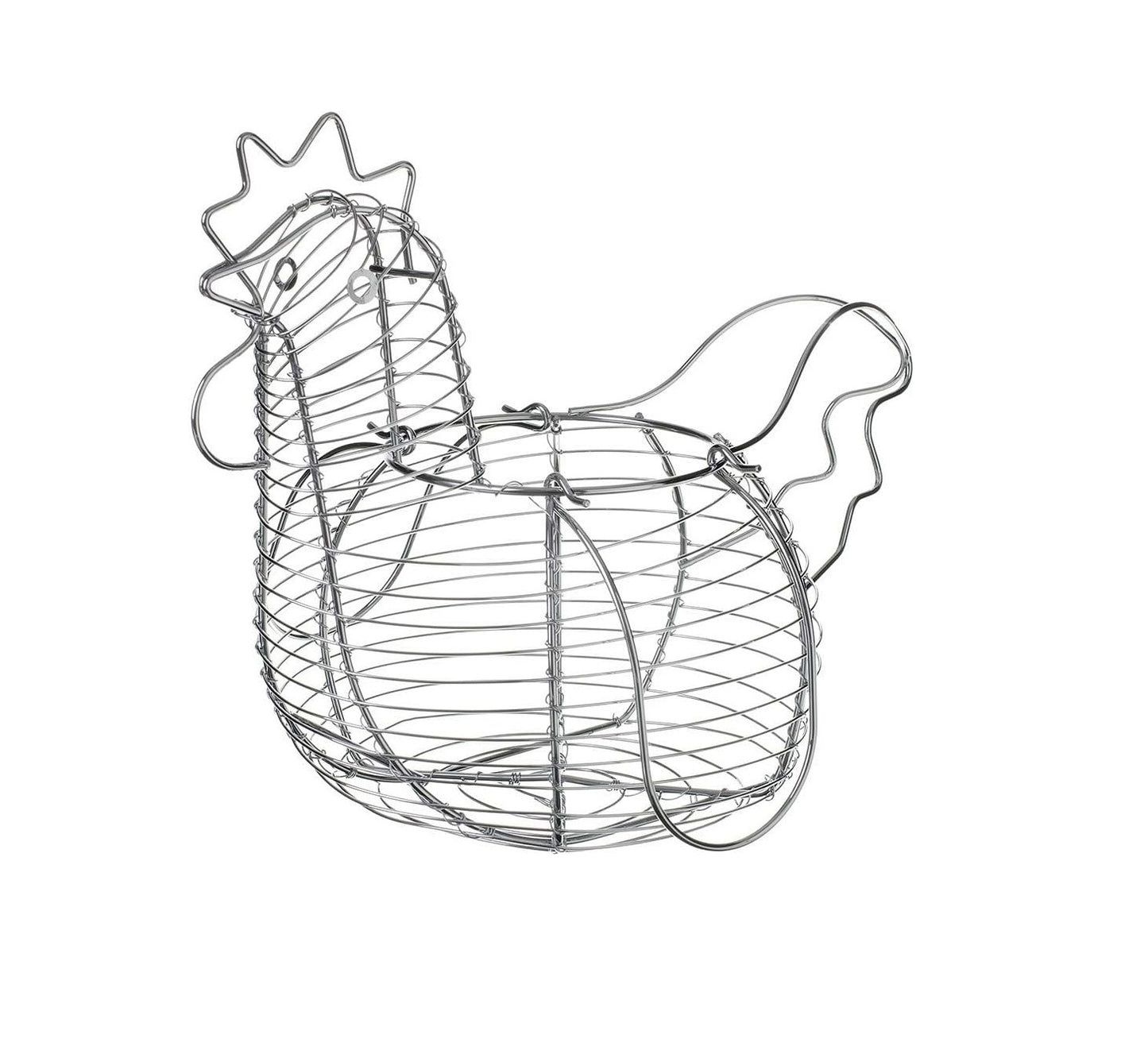 Huevera de Gallina Metal,Cesta Guarda Huevos Almacenamiento Para Cocina…