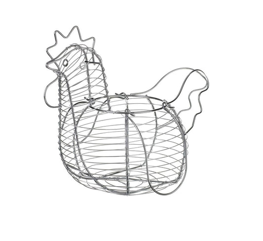 Huevera de Gallina Metal,Cesta Guarda Huevos Almacenamiento Para Cocina…