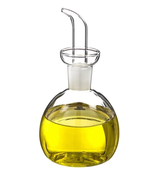 Aceitera de Cristal Antigoteo Forma Redonda 500 ml