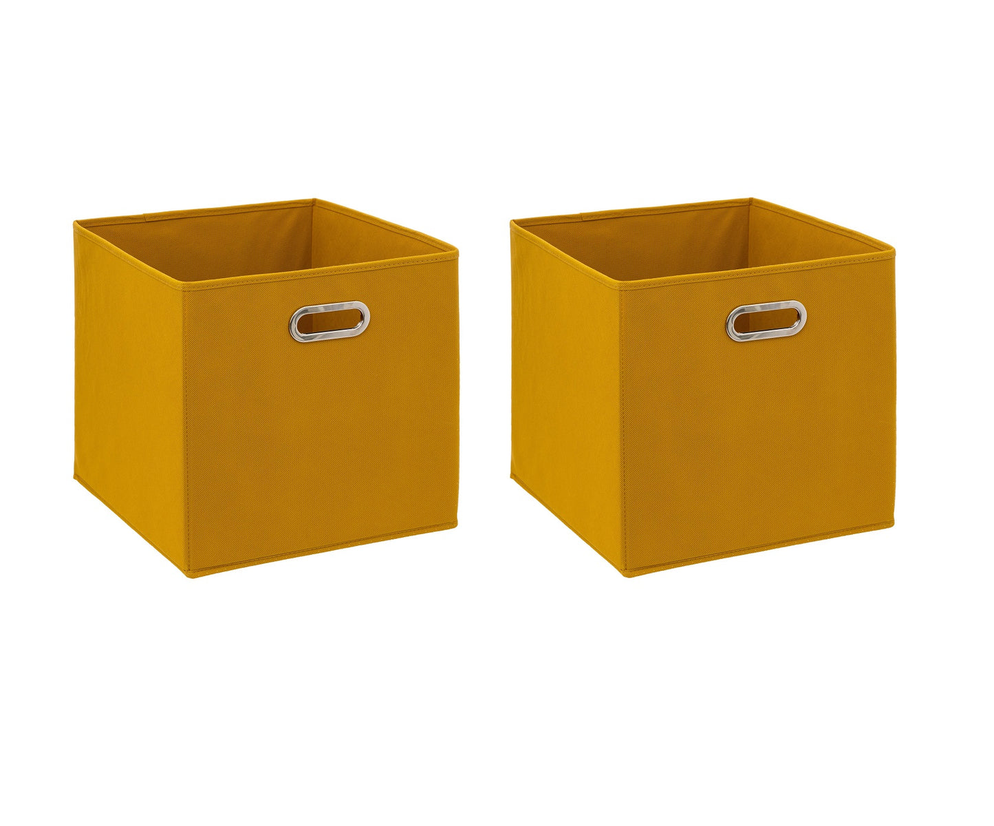 Cajas de Almacenamiento de Tela Cesta Organizador Plegable 31x31x31 cm Pack de 2 Unidades