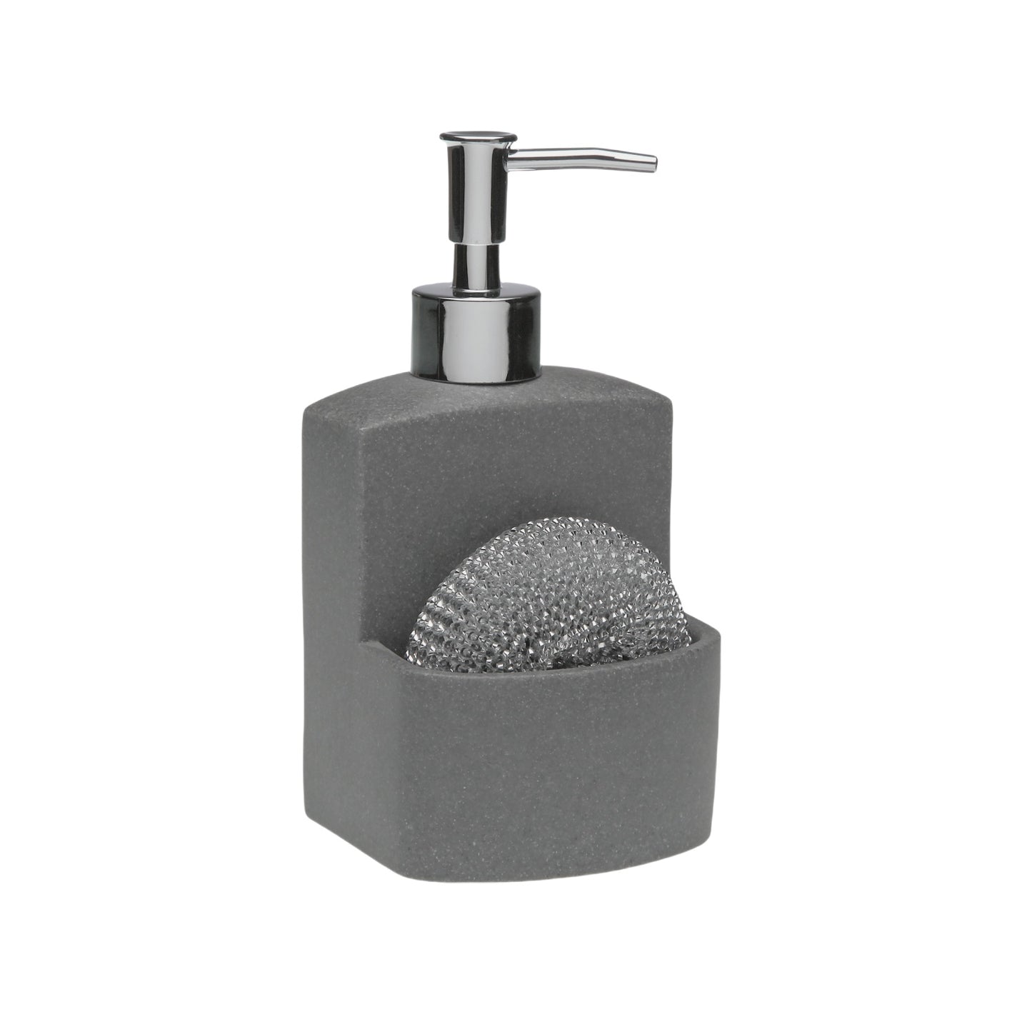 Dispensador Jabón Líquido de Resina, Dosificador Jabón Cocina Con Soporte de Esponja, Organizador de Cocina, Accesorios de Cocina